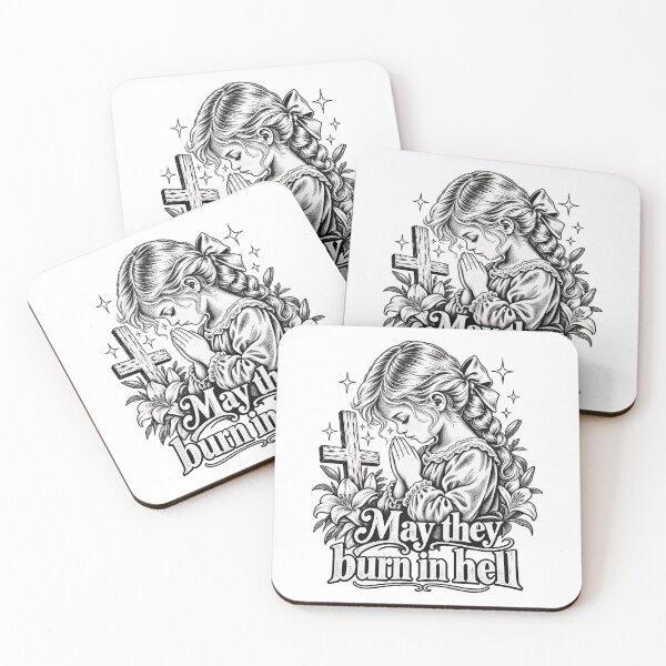 Item preview, Vintage Praying Girl Dark Sarcasm Retro Ink Graphic Design    designed and sold by SEINENGAPPI23.
