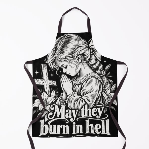 Item preview, Vintage Praying Girl Dark Sarcasm Retro Ink Graphic Design    designed and sold by SEINENGAPPI23.