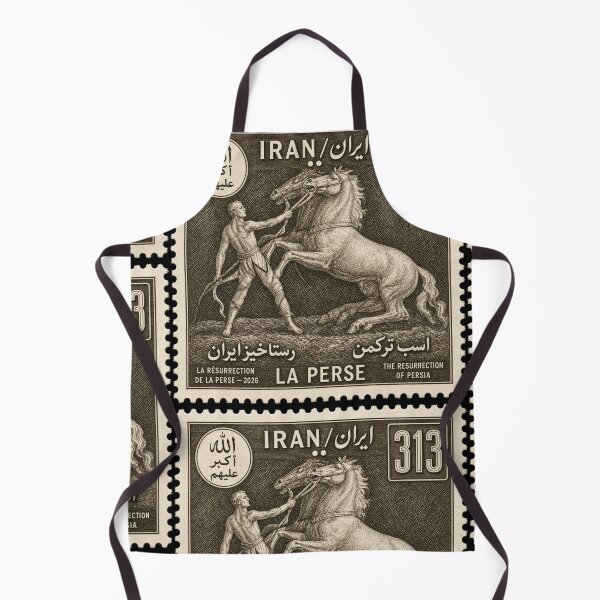 Item preview, Horses Iran Stamp Series 313 #9 designed and sold by éléphant noir.