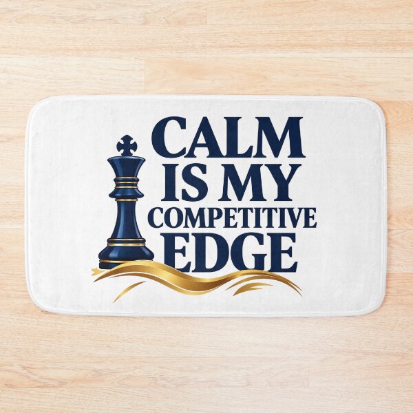 Item preview, Calm Is My Competitive Edge Chess Quote designed and sold by Aarvya Fashion Club ( A.F.C ).