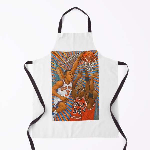 Item preview, Starks Basketball Dunk Over Knicks Inspired Sports Art designed and sold by NerdyVintageG.