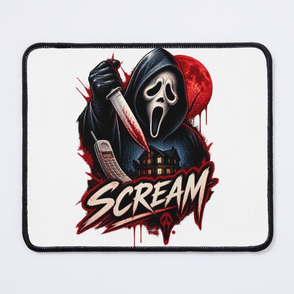 Item preview, Classic Horror Movie Inspired Scream Design with Vintage Thriller Vibes designed and sold by sKetch Art.co.