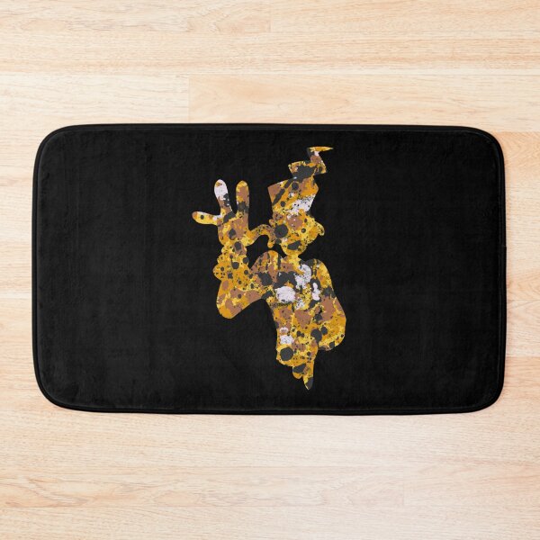 Item preview, Distressed Retro Abstract Ink Splatter Silhouette designed and sold by KatjaWild.