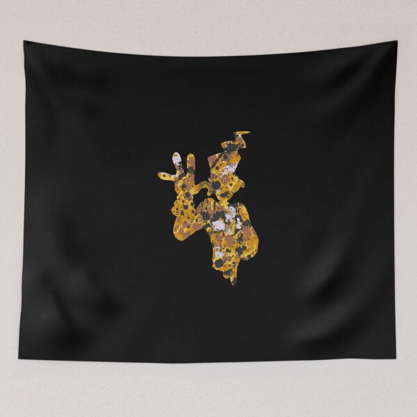 Item preview, Distressed Retro Abstract Ink Splatter Silhouette designed and sold by KatjaWild.