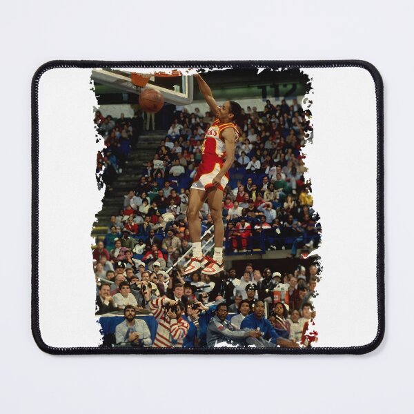 Item preview, Spud Webb Soaring High in Slam Dunk Contest Artwork designed and sold by NerdyVintageG.