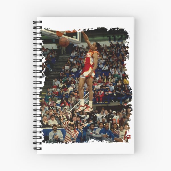 Item preview, Spud Webb Soaring High in Slam Dunk Contest Artwork designed and sold by NerdyVintageG.