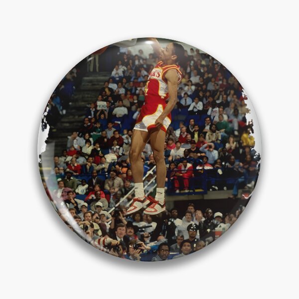 Item preview, Spud Webb Soaring High in Slam Dunk Contest Artwork designed and sold by NerdyVintageG.