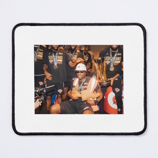 Item preview, OG Anunoby Celebrating in Knicks Locker Room Basketball Moment designed and sold by anroan.