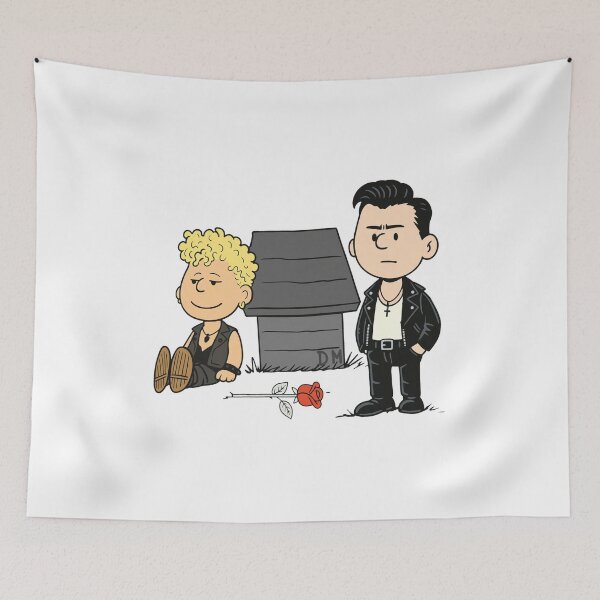 Item preview, Depeche Mode Peanuts Style Cartoon Rose designed and sold by CHESTEALUTH.