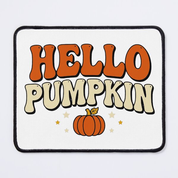 Item preview, Hello Pumpkin — Retro Trendy Halloween Typography Design designed and sold by Sweet Blob Co.