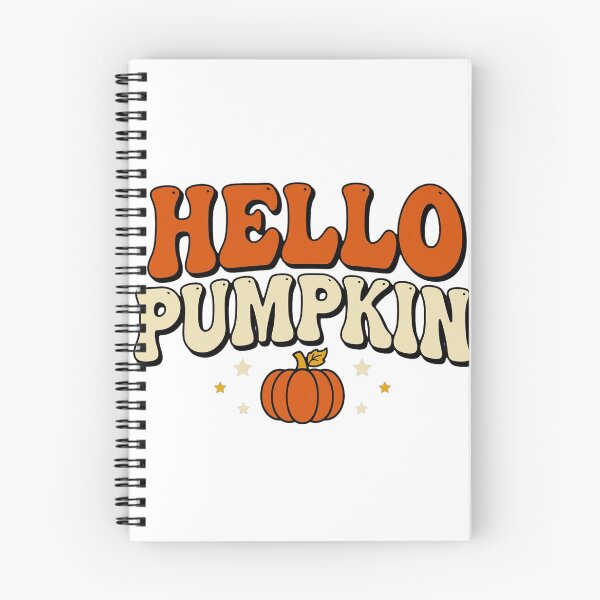 Item preview, Hello Pumpkin  — Retro Trendy Halloween Typography Design designed and sold by Sweet Blob Co.