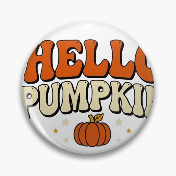 Item preview, Hello Pumpkin  — Retro Trendy Halloween Typography Design designed and sold by Sweet Blob Co.