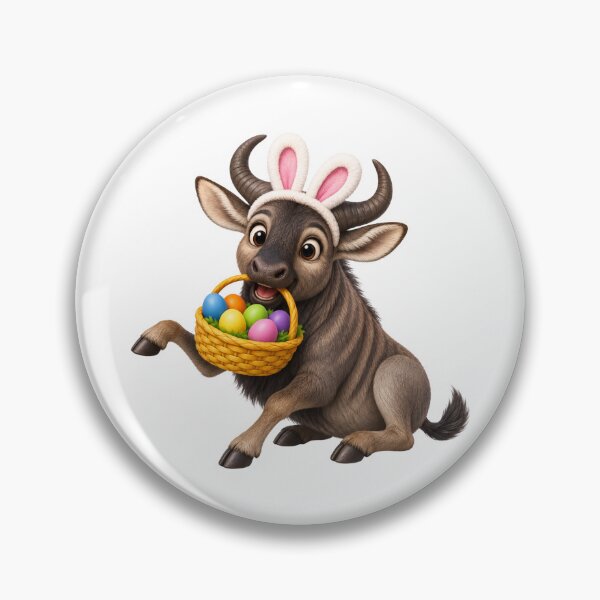 Item preview, Wildebeest Easter Basket designed and sold by Sillytoe.