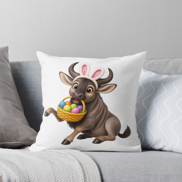 Item preview, Wildebeest Easter Basket designed and sold by Sillytoe.
