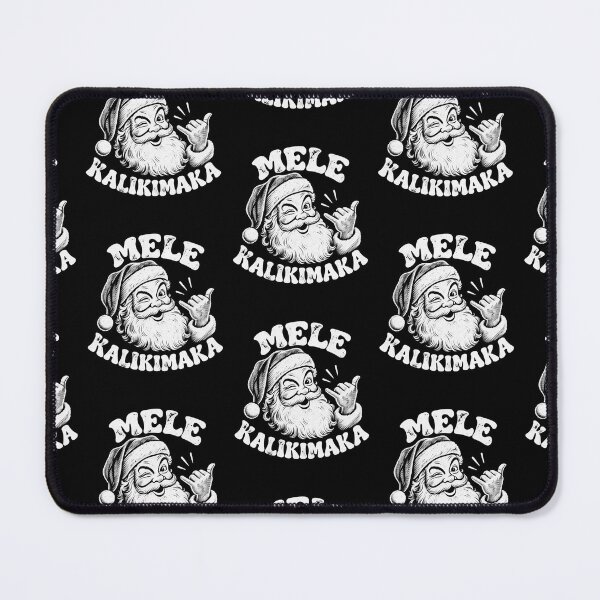 Item preview, Mele Kalikimaka Hawaiian Santa Claus Shaka Retro Christmas Design designed and sold by SEINENGAPPI23.