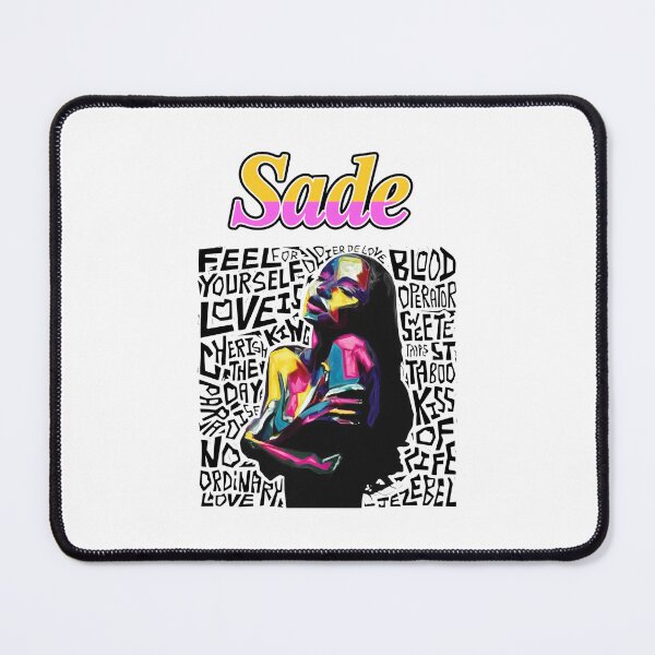 Item preview, Sade Soulful Portrait with Song Lyrics Art designed and sold by CHESTEALUTH.