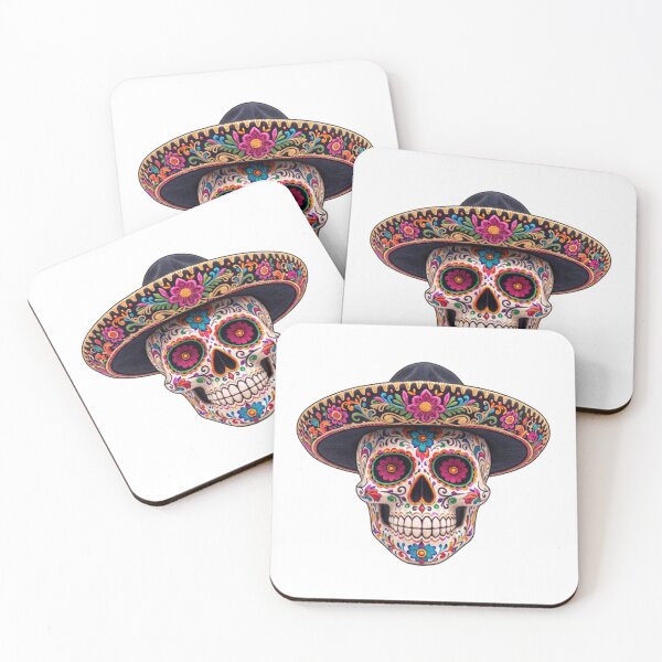 Item preview, Calavera Mexicana Skull Art designed and sold by BajioAmigos.