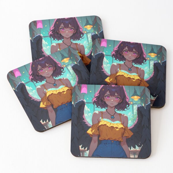 Item preview, Cute angelic girl - Anime design designed and sold by ArtsJulian.