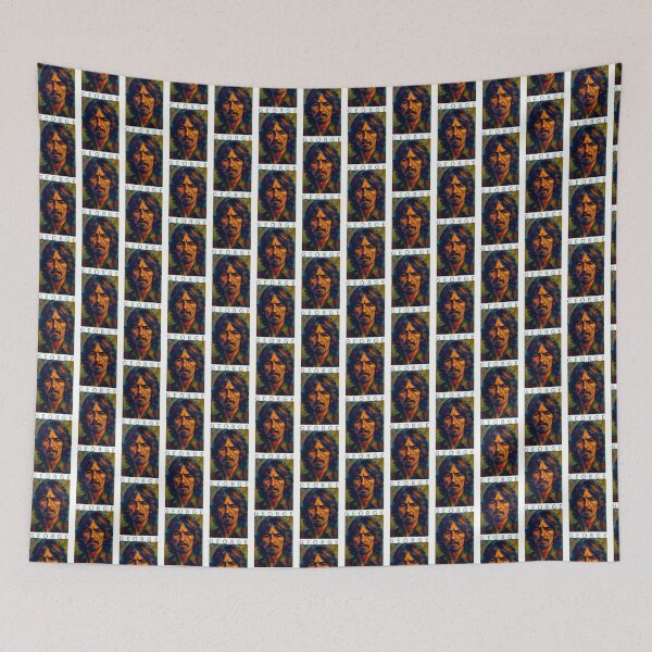Item preview, George Harrison Inspired Classic Music Legend Portrait Design designed and sold by mustapha  aymen.
