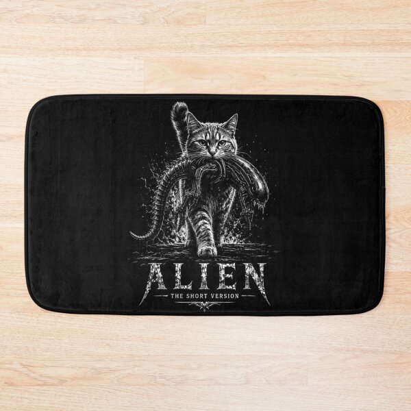 Item preview, Space Creature Cat Funny Sci-fi Parody Graphic Cat  designed and sold by DaphoLatara.