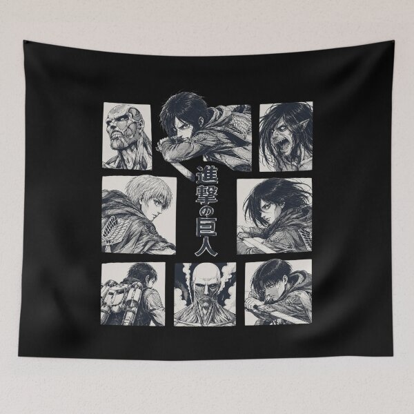 Item preview, Attack On Titan Characters designed and sold by elsiechillqzde.
