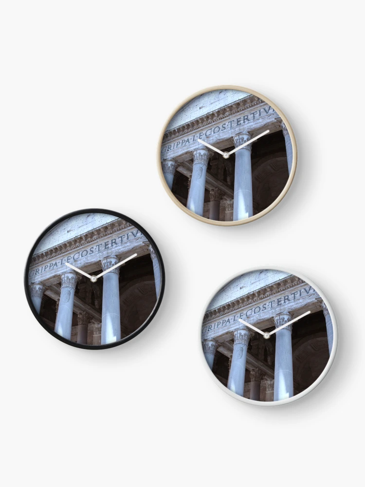 Thumbnail 3 of 4, Clock, pillars designed and sold by Laura K Wright.