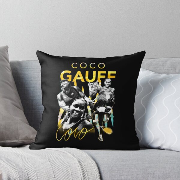 Item preview, Champion Female Tennis Player Gold Typography designed and sold by KatjaWild.