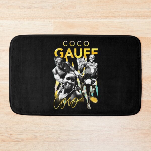 Item preview, Champion Female Tennis Player Gold Typography designed and sold by KatjaWild.
