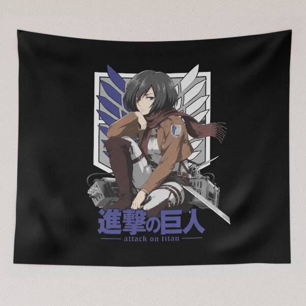 Aperçu de l'œuvre L'Attaque des Titans Mikasa créée et vendue par eliquistgk.