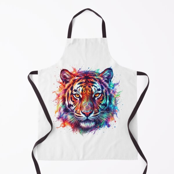 Item preview, Rainbow Tiger Nebula Cosmic Big Cat Art designed and sold by jaac310.