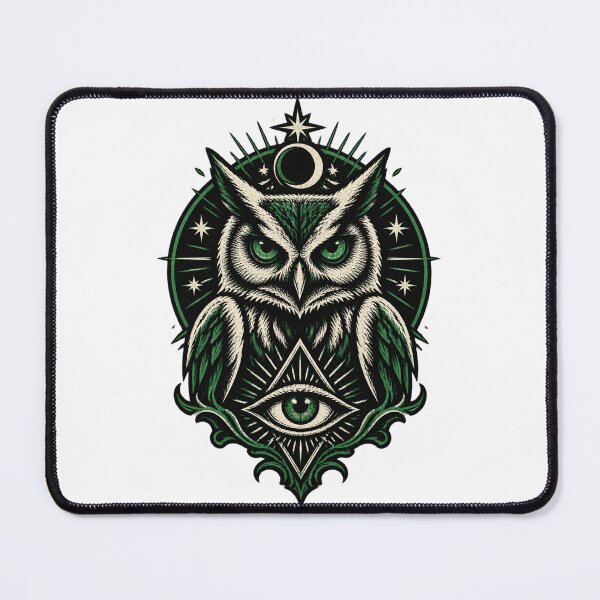 Item preview, All Seeing Owl Mystic Night Vision Artwork with Intricate Details designed and sold by ArthurBlake.