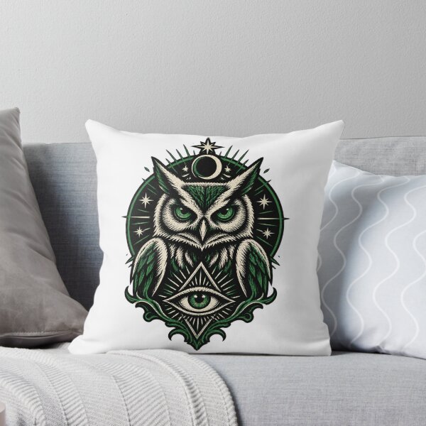 Item preview, All Seeing Owl Mystic Night Vision Artwork with Intricate Details designed and sold by ArthurBlake.
