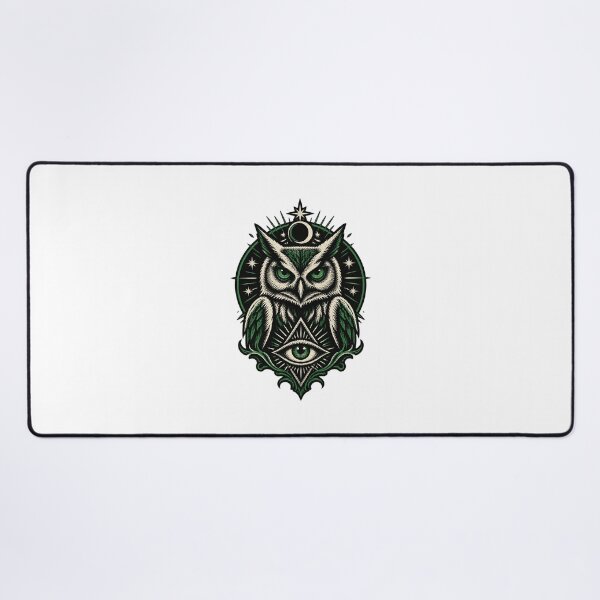 Item preview, All Seeing Owl Mystic Night Vision Artwork with Intricate Details designed and sold by ArthurBlake.