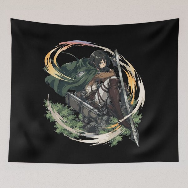 Aperçu de l'œuvre Mikasa Ackerman Blade Spin créée et vendue par eliquistgk.