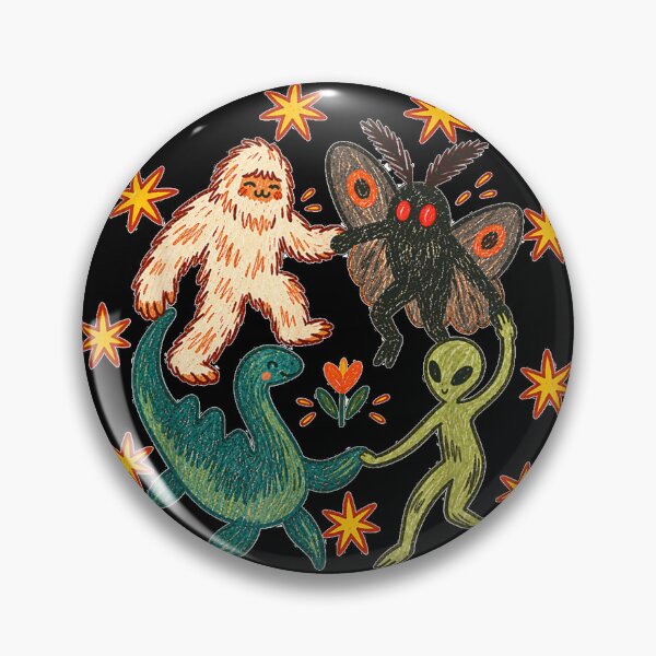 Item preview, Funny Dancing Cryptids Bigfoot Mothman Alien Halloween  designed and sold by DaphoLatara.