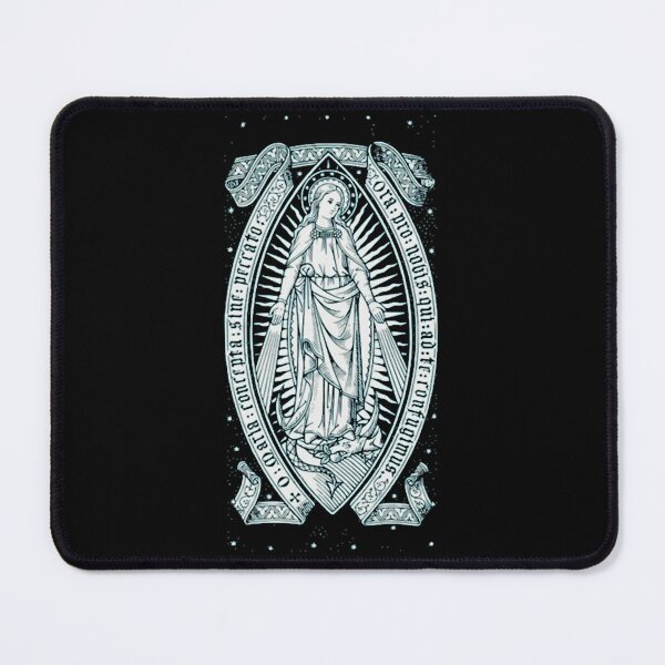 Item preview, Celestial Madonna Figure Light Blue Intricate Frame designed and sold by CoralieSylva.