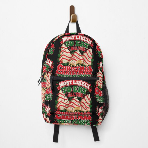 Item preview, Most Likely To Eat All The Christmas Tree Cakes Retro Holiday Design designed and sold by SEINENGAPPI19.