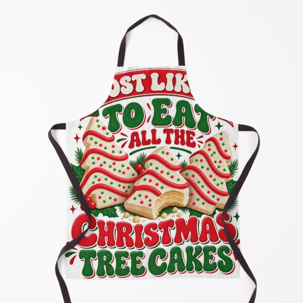 Item preview, Most Likely To Eat All The Christmas Tree Cakes Retro Holiday Design designed and sold by SEINENGAPPI19.
