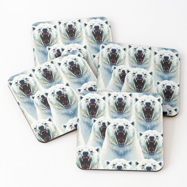 Item preview, Roaring Polar Bear Pattern designed and sold by pUNKnown.