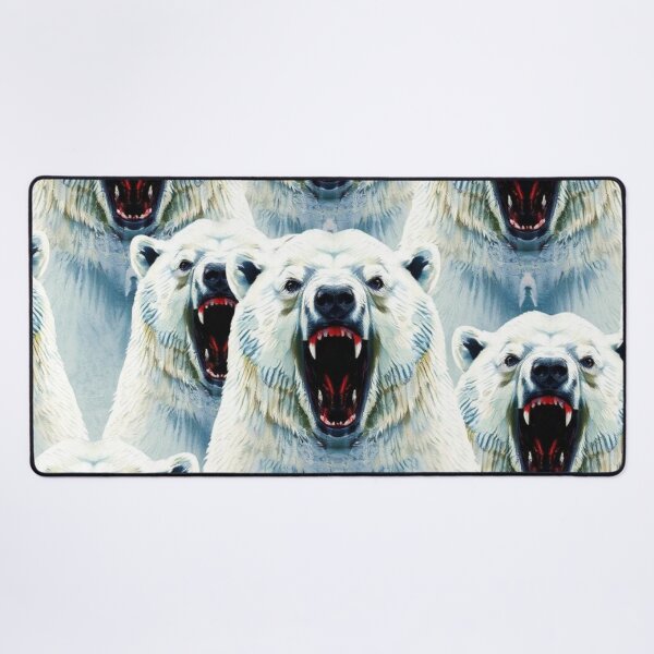 Item preview, Roaring Polar Bear Pattern designed and sold by pUNKnown.
