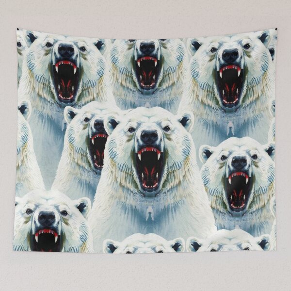 Item preview, Roaring Polar Bear Pattern designed and sold by pUNKnown.