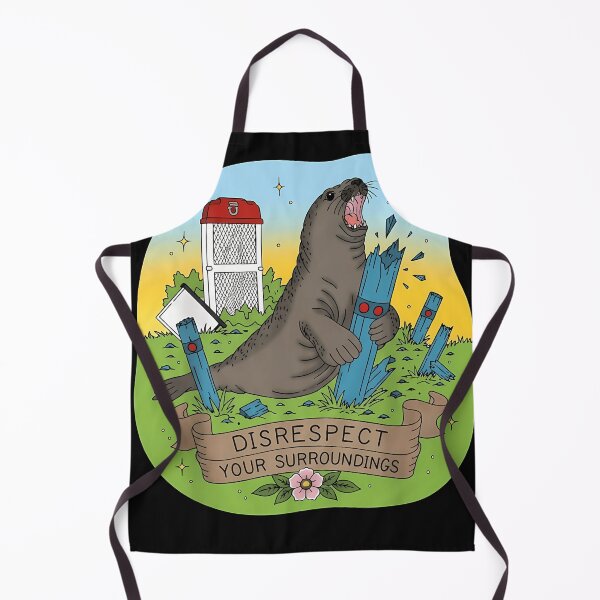 Item preview, Neil The Seal Disrespect Your Surroundings designed and sold by Shiv Vohra.