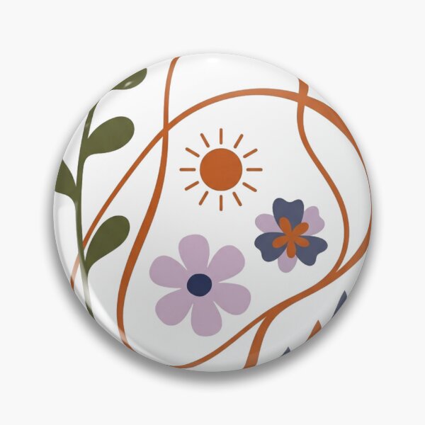 Item preview, Solar Garden Loop – Minimalist Abstract Botanical Art designed and sold by meghnad.