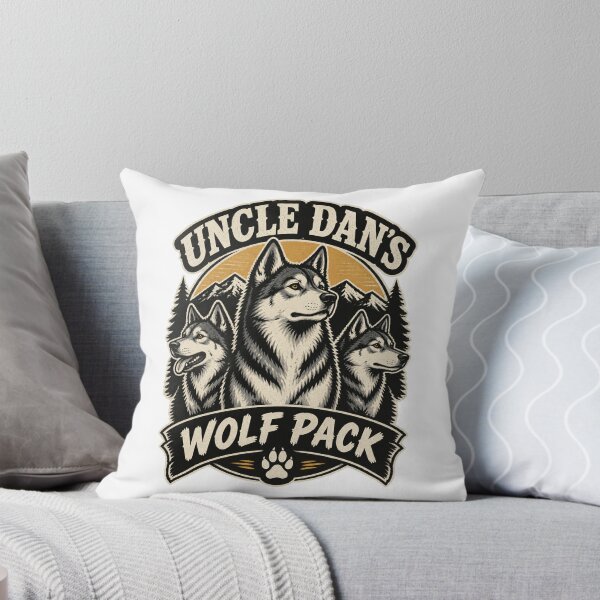 Item preview, Uncle Dan's Wolf Pack Design - Bold and Fierce Wolf Graphic designed and sold by SrTammutHatmakr.