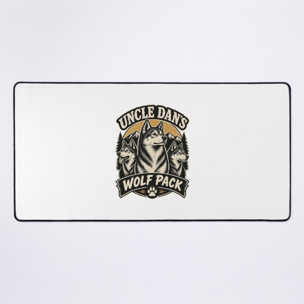 Item preview, Uncle Dan's Wolf Pack Design - Bold and Fierce Wolf Graphic designed and sold by SrTammutHatmakr.