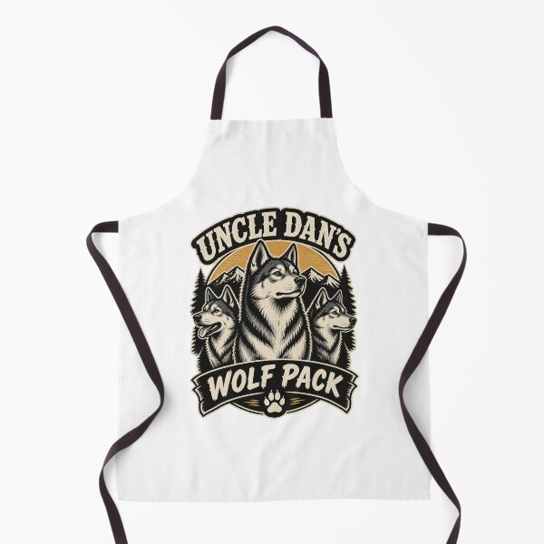 Item preview, Uncle Dan's Wolf Pack Design - Bold and Fierce Wolf Graphic designed and sold by SrTammutHatmakr.