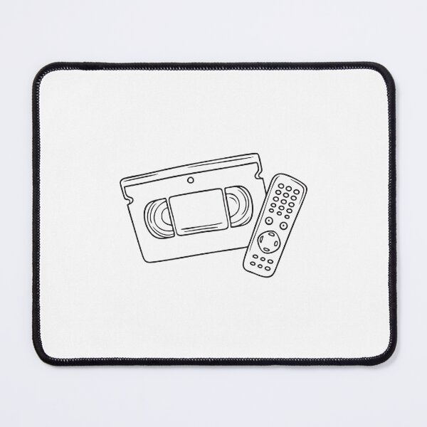 Item preview, An illustration of video cassette beside a remote designed and sold by rasagamastore.