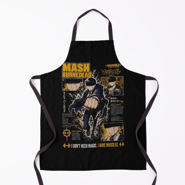 Item preview, Mash Burnedead I Don't Need Magic Anime Graphic T-Shirt designed and sold by SirLivy.