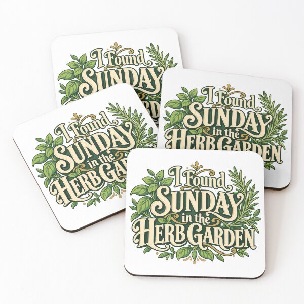 Item preview, Sunday in the Herb Garden Botanical Lettering designed and sold by Bikivuno.