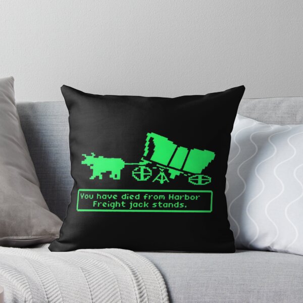 Item preview, You Have Died From Harbor Freight Jack Stands Funny Mechanic Humor Design designed and sold by UnlimitedRAM.